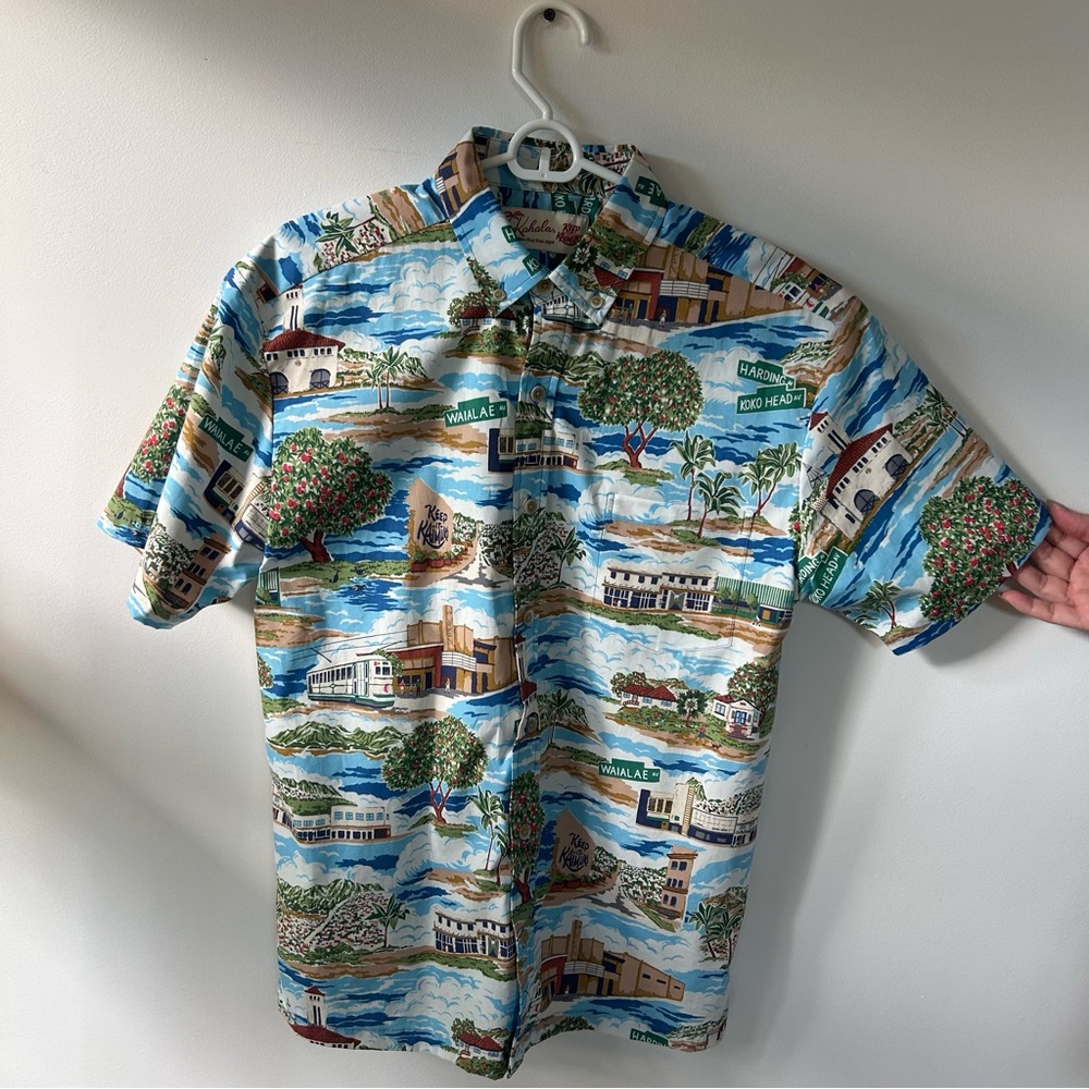 The Kahala "Keep it Kaimuki" Commemorative Print - Blue Multi Scenic